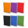 Book Sox The Original : Stretchable Jumbo Fabric Book Cover - 6 Solid Print Pack