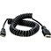 Atomos ATOMCAB009 Coiled Cable (HDMI Mini HDMI to HDMI/Full