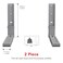 AVF EM60S-A Bracket, 15.8 x 2.6 x 4.2 inches, Silver, 2 Count