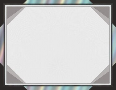 Cosco Rainbow Foil Certificates, Black