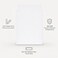 Maxtek 100 Pack Stay Flat Rigid Photo & Document White Cardboard Mailers, 6 x 8 Inches, Self Seal Adhesive Flap.