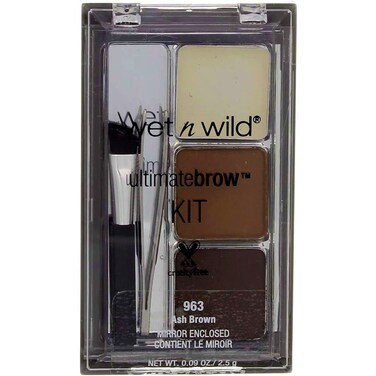 Wet n Wild 2 Pack Beauty Ultimate Brow Kit 963 Ash Brown