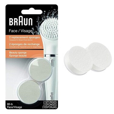 Braun Face Se80-B Beauty Sponge Refill 2 Count