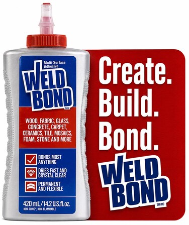 Weldbond 8-50420 Multi-Purpose Adhesive Glue, 1-Pack, As Pictured