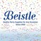 Beistle Striped Tablecover, Red/White, 54 by 108-Inch