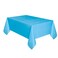Unique Industries Light Blue Plastic Tablecloth, 108" x 54