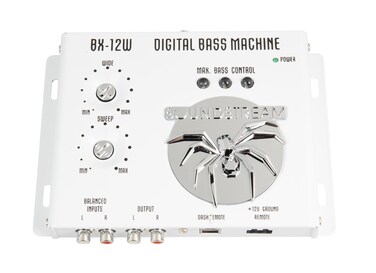 Soundstream BX-12W Digital Bass Processor with Remote (White)