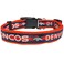 Pets First NFL Denver Broncos STRONG & ADJUSTABLE DOG Collar, Large