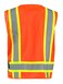 OccuNomix (Class 2 Solid / Hook & Loop, Large, Orange) - ECO-ATRNSM-OL Value Two-Tone Surveyor Mesh Vest, Class 2, Large, Orange