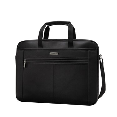 Samsonite 15.4" Single Gusset Computer Case, Black/Gray
