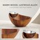 Nambe MT0778 Harmony Chip &amp; Dip Server Medium Wood