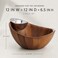 Nambe MT0778 Harmony Chip &amp; Dip Server Medium Wood