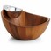 Nambe MT0778 Harmony Chip &amp; Dip Server Medium Wood