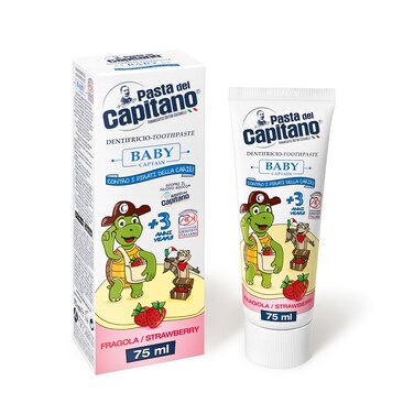 PASTA DEL CAPITANO 1905 Pasta del Capitano Baby/Junior Plus 3 Years Toothpaste, Strawberry