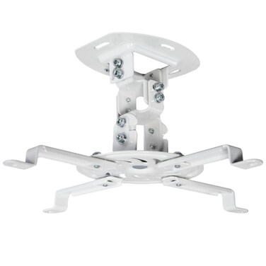 VIVO Universal Adjustable Ceiling Projector Theater Mount, White