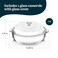 Libbey Baker's Basics Glass Casserole Dish with Cover, 3-quart