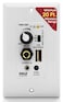 Pyle In-Wall/Wall Plate Amplifier Sound Control, Aux Input &amp; Microphone Input PWA15BT