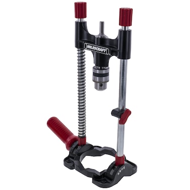 Milescraft 1318 Drillmate Portable Drill Guide - Multi-Angle Attachment Compatible With Most 3/8 In. Accessories Self-Centering Base Readouts