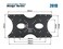 Mount Plus Mount Plus 201D Vesa 400 x 200 Adapter Plate for Wall Mounts