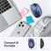 TECKNET Wireless Mouse 4800 DPI Computer USB A Mouse 6 Buttons, Wide Compatibility - Dark Blue