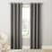Sun Zero Barrow Energy Efficient Grommet Curtain Panel, 54" x 84", Steel Gray