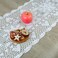 kilofly Handmade Crochet Lace Rectangular Table Runner 15 x 71 Inch, White