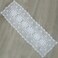 kilofly Handmade Crochet Lace Rectangular Table Runner 15 x 71 Inch, White