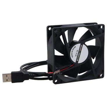 RDEXP Black 5V USB Power Silent Computer Cooling Fan for Computer Case CPU Cooler