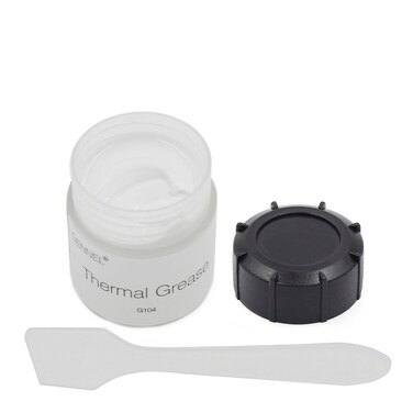 GENNEL 20g White Silicone Compound Thermal Conductive Grease Paste For CPU GPU LED IC Chip