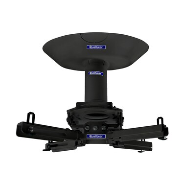 Qualgear pro-av qg-kit-ca-3in-b single joist ceiling adapter, 3 1.5 projector mount kit accessory, black