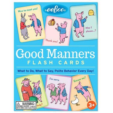eeBoo Good Manners Conversation Cards