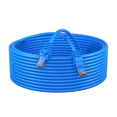 Cables Direct Online Snagless Cat5e Ethernet Network Patch Cable Blue 75 Feet Wire