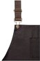 Chef Works Unisex Boulder Chefs Bib Apron, Brown Black, One Size