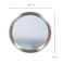 Command BATH35-SN-ES Bath Mirror, 1 Pack, Satin Nickel