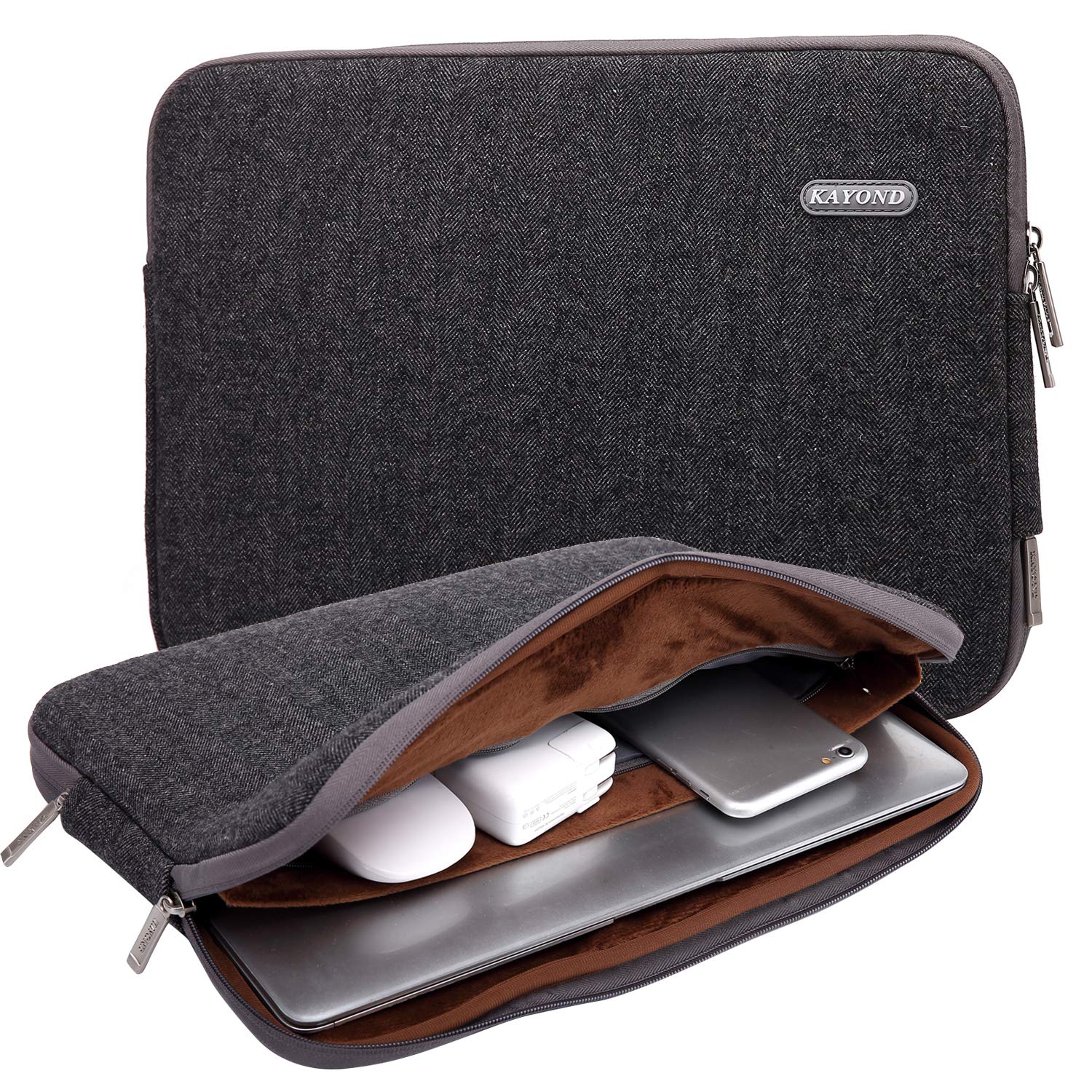 Buy KAYOND Herringbone Woollen Water-Resistant for 14-14.1 Inch Laptop ...