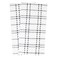 Ritz Royale Collection 100% Combed Terry Cotton, Highly Absorbent, Oversized Checked Kitchen Towel Set, 28" x 18", 2-Pack, Graphite