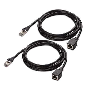 Cable Matters 2-Pack Shielded Cat 6 / Cat6 Ethernet Extension Cable (Cat6 Extension Cable) - 6 Feet