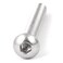 uxcell M8 x 65mm Stainless Steel Button Head Socket Cap Screw 5 Pcs