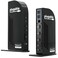 Plugable USB-C Triple Display Docking Station with Charging Support/Power Delivery for Compatible Windows USB C and Thunderbolt 3 Computers.