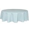 Lenox French Perle Solid 70" Round Tablecloth, Ice Blue