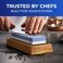 Sharp Pebble Premium Whetstone Knife Sharpening Stone 2 Side Grit 1000/6000 Waterstone- Whetstone Knife Sharpener- NonSlip Bamboo Base & Angle Guide