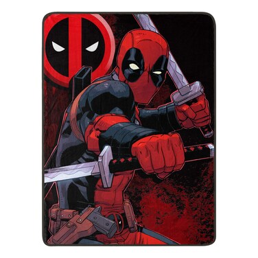 Northwest Marvel Micro Raschel Throw Blanket, 46" x 60", Swordsman