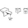 Prime-Line U 10142 Shelf Support Peg, 5 mm., White Plastic (8 Pack)