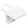 Prime-Line U 10142 Shelf Support Peg, 5 mm., White Plastic (8 Pack)