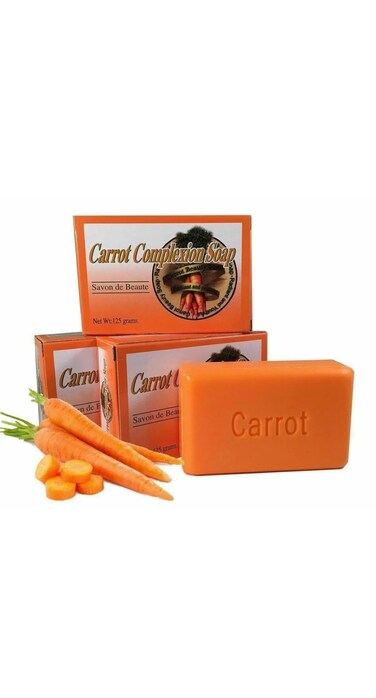 Carrot Complexion Soap 4.25 oz, Unisex3-Pack ~ With Order