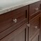 Franklin Brass Round Ringed Kitchen Cabinet Knobs Or Drawer Knobs 1-1/4" (32mm), 10-Pack Satin Nickel Cabinet Hardware P35597K-Sn-B