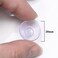 Outus 20 x 20mm Small Clear Plastic Suction Cups without Hook