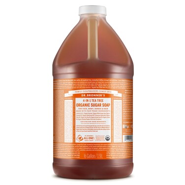 Dr. Bronner's Tea Tree : Organic Sugar Soap - 64 oz. Refill (Tea Tree)