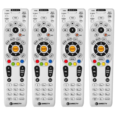 SatelliteSale 4 Pack - DIRECTV IR/RF Universal Remote Control (RC66RX)