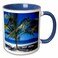 3dRose Saint Croix Virgin Island 11oz Two-Tone Blue Mug